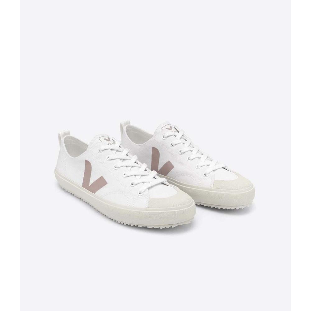 Veja NOVA CANVAS Schoenen Dames White/Brown | NL 475YXF